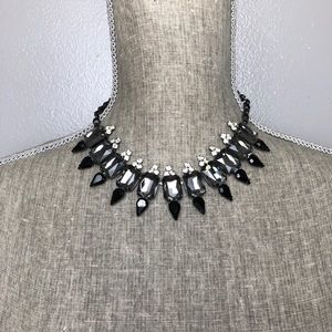 Edgy Rocker Rhinestone Statement Necklace